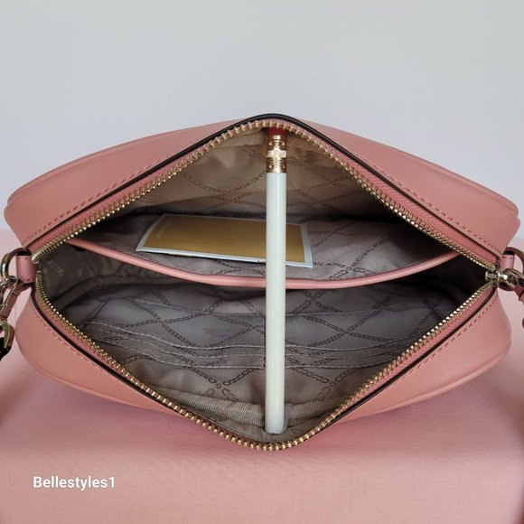 MICHAEL KORS Signature Logo Jet Set Charm Large East West Camera Crossbody⭐ - Picture 12 of 16